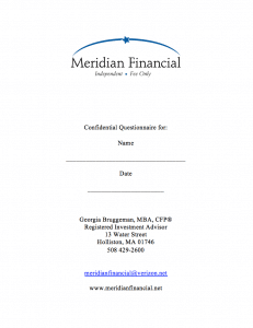 Information Form Meridian Financial Advisors